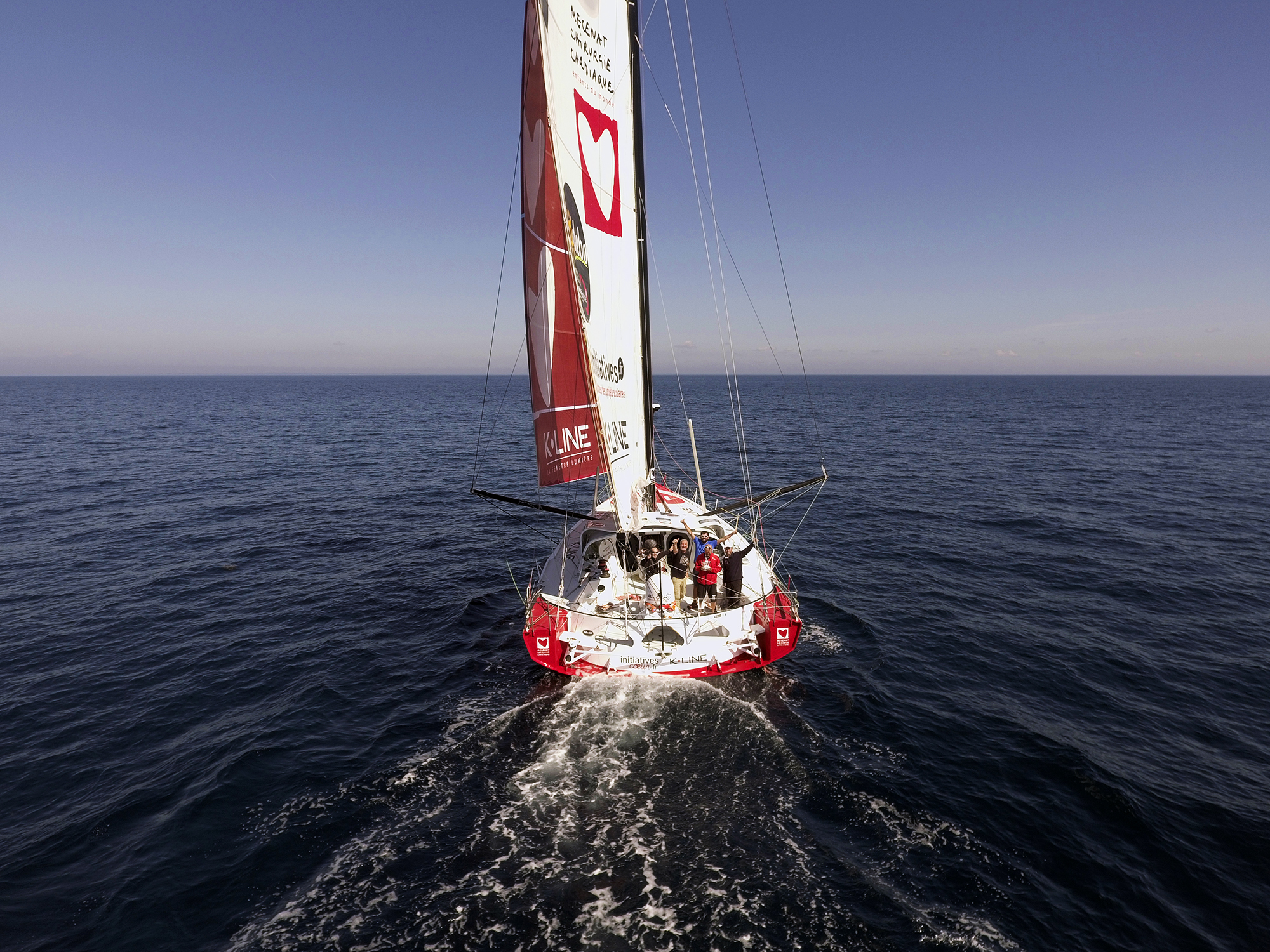  Drone sur tournage Vendée-Globe 